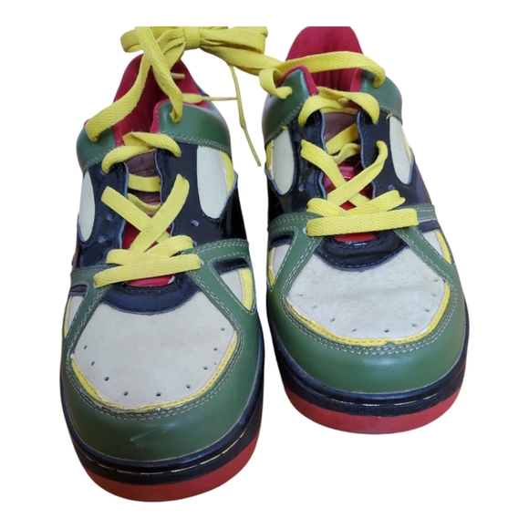 Greedy genius vintage designer sneakers mens 8.5 green - Picture 7 of 14